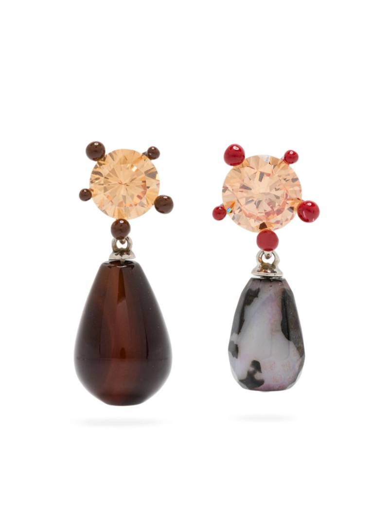 Panconesi Ascolto earrings - Red von Panconesi