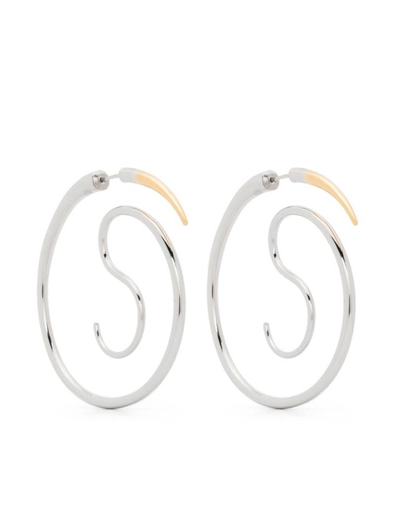 Panconesi Spina Upside Down earrings - Silver von Panconesi