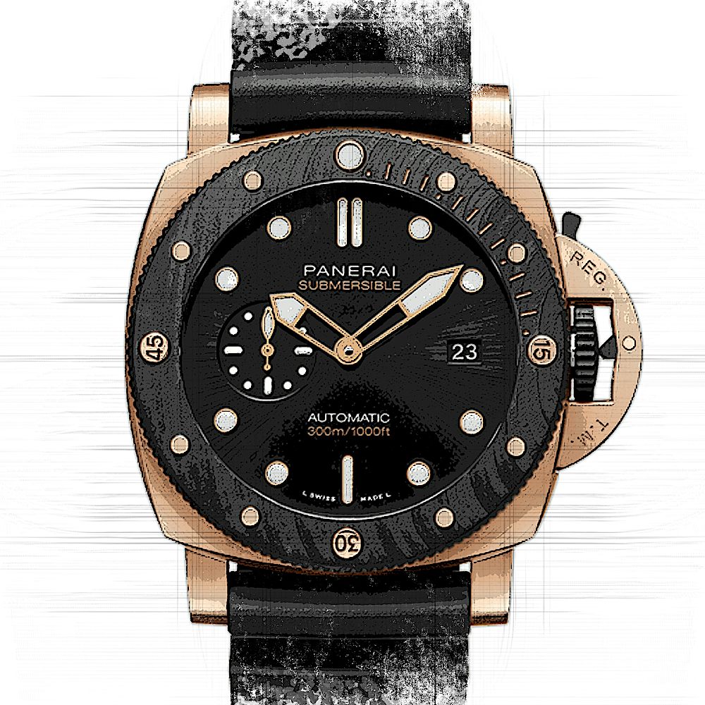 Panerai Submersible QuarantaQuattro Goldtech™ OroCarbo von Panerai