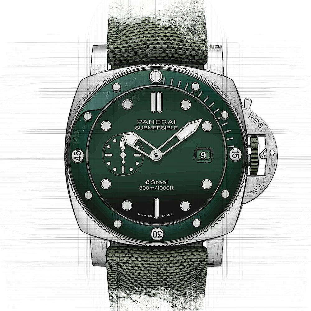 Panerai Submersible Quarantaquattro Verde Smeraldo von Panerai