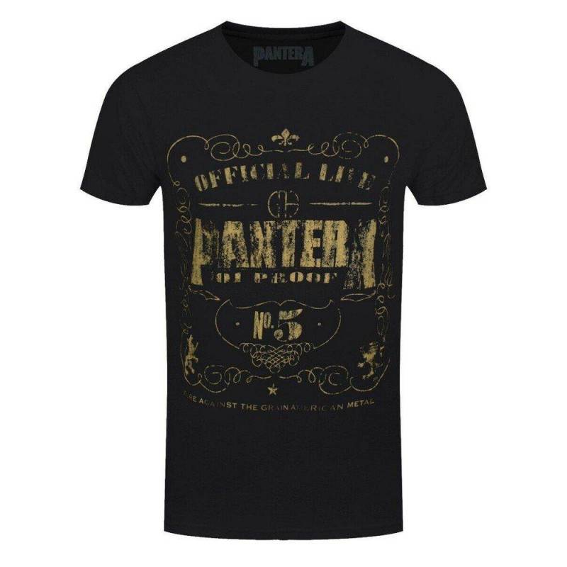 101 Proof Tshirt Damen Schwarz L von Pantera