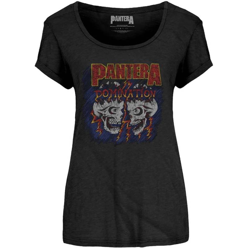 Domination Tshirt Damen Schwarz L von Pantera