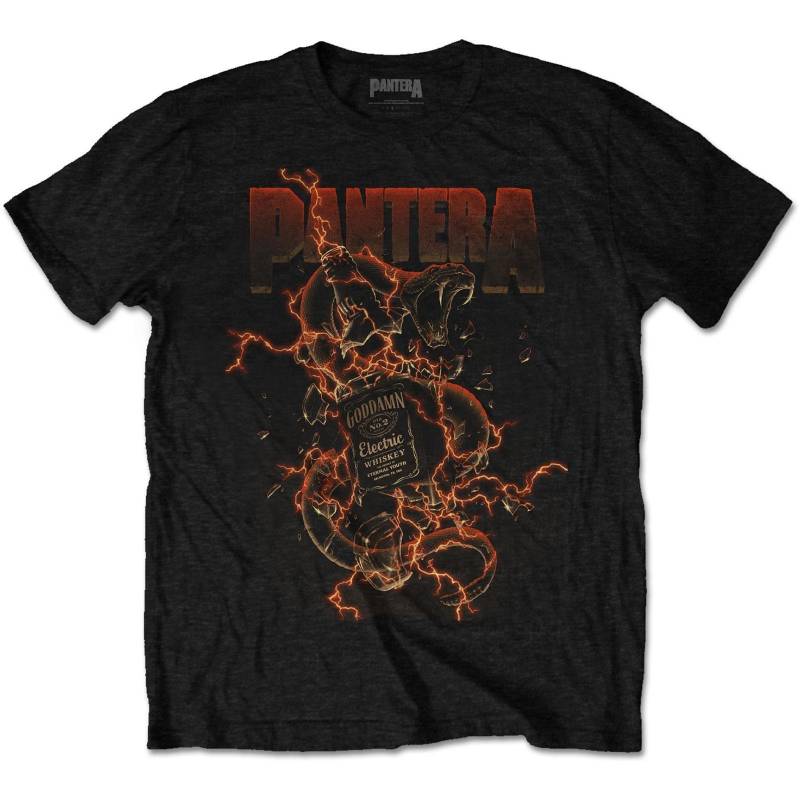 Goddamn Whiskey Tshirt Damen Schwarz L von Pantera