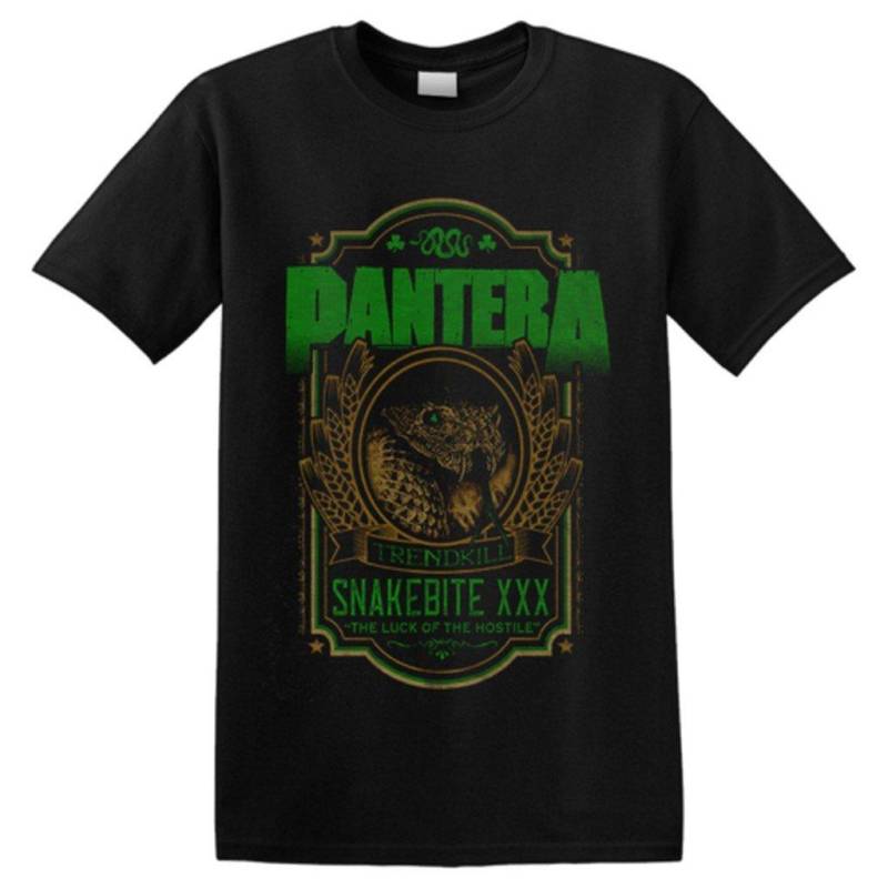 Snakebite Xxx Tshirt Damen Schwarz XXL von Pantera