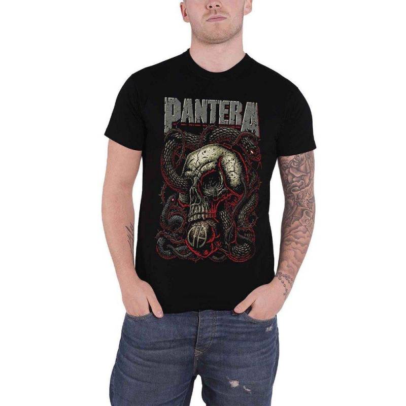 Tshirt Damen Schwarz L von Pantera