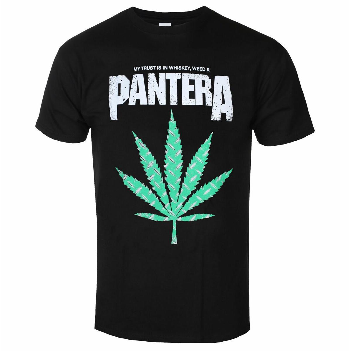 Whiskey 'n Weed Tshirt Damen Schwarz M von Pantera