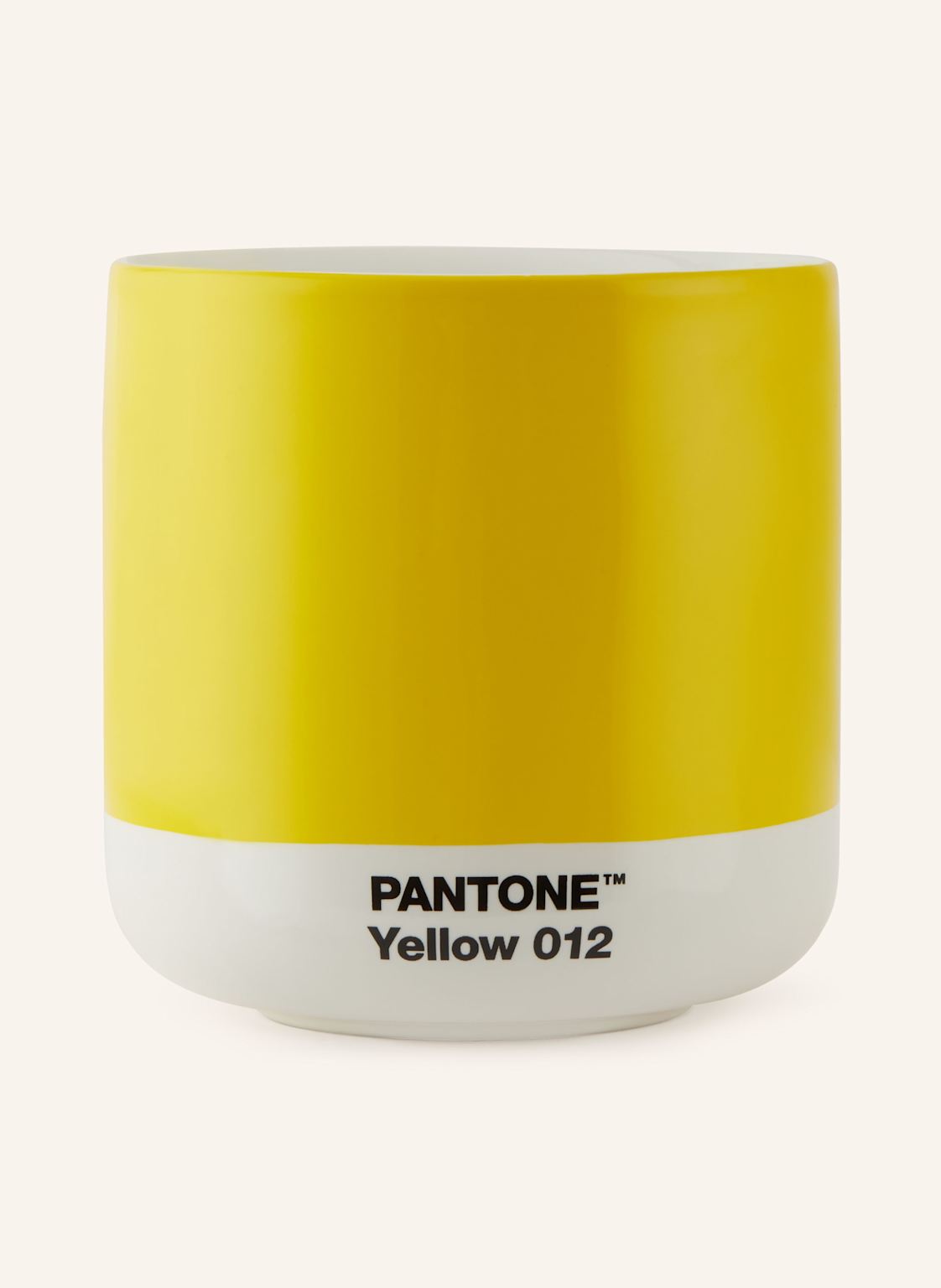 Pantone Latte-Thermobecher gelb von Pantone