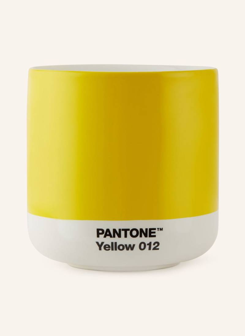 Pantone Latte-Thermobecher gelb von Pantone