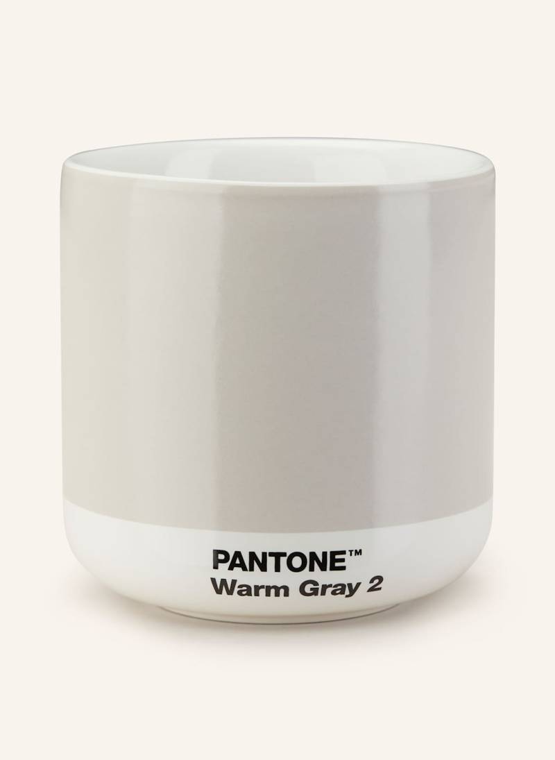 Pantone Latte-Thermobecher grau von Pantone