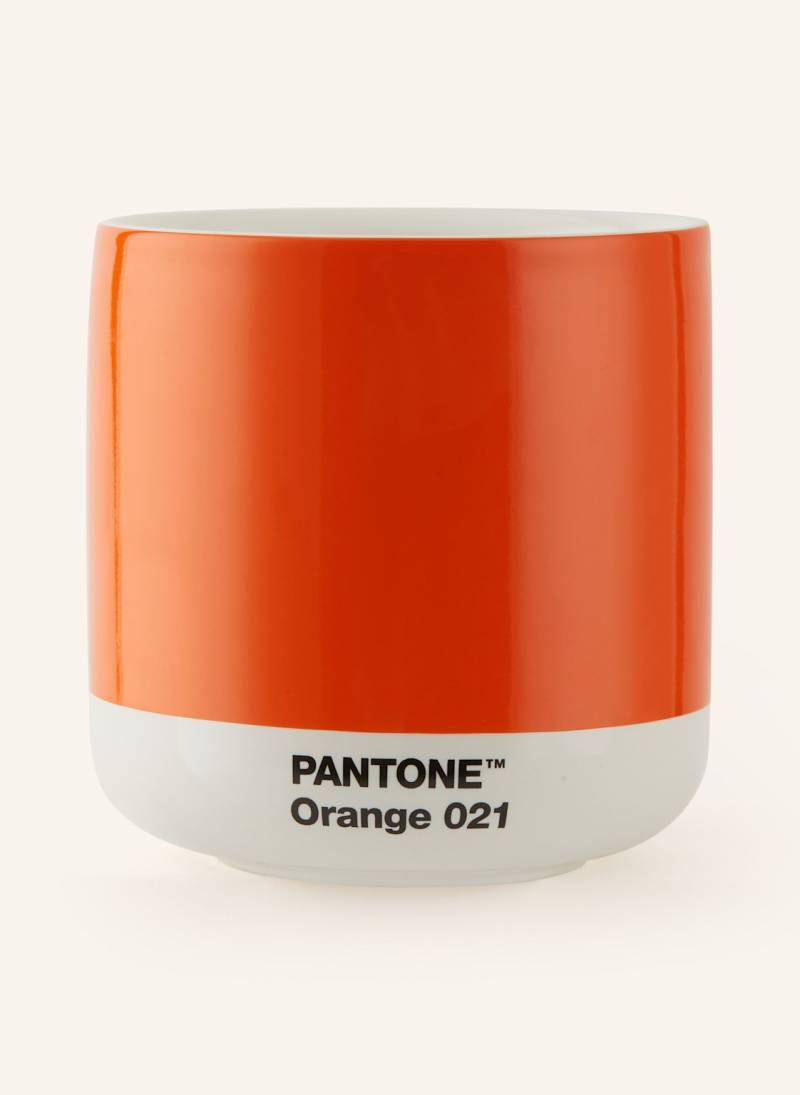 Pantone Latte-Thermobecher orange von Pantone