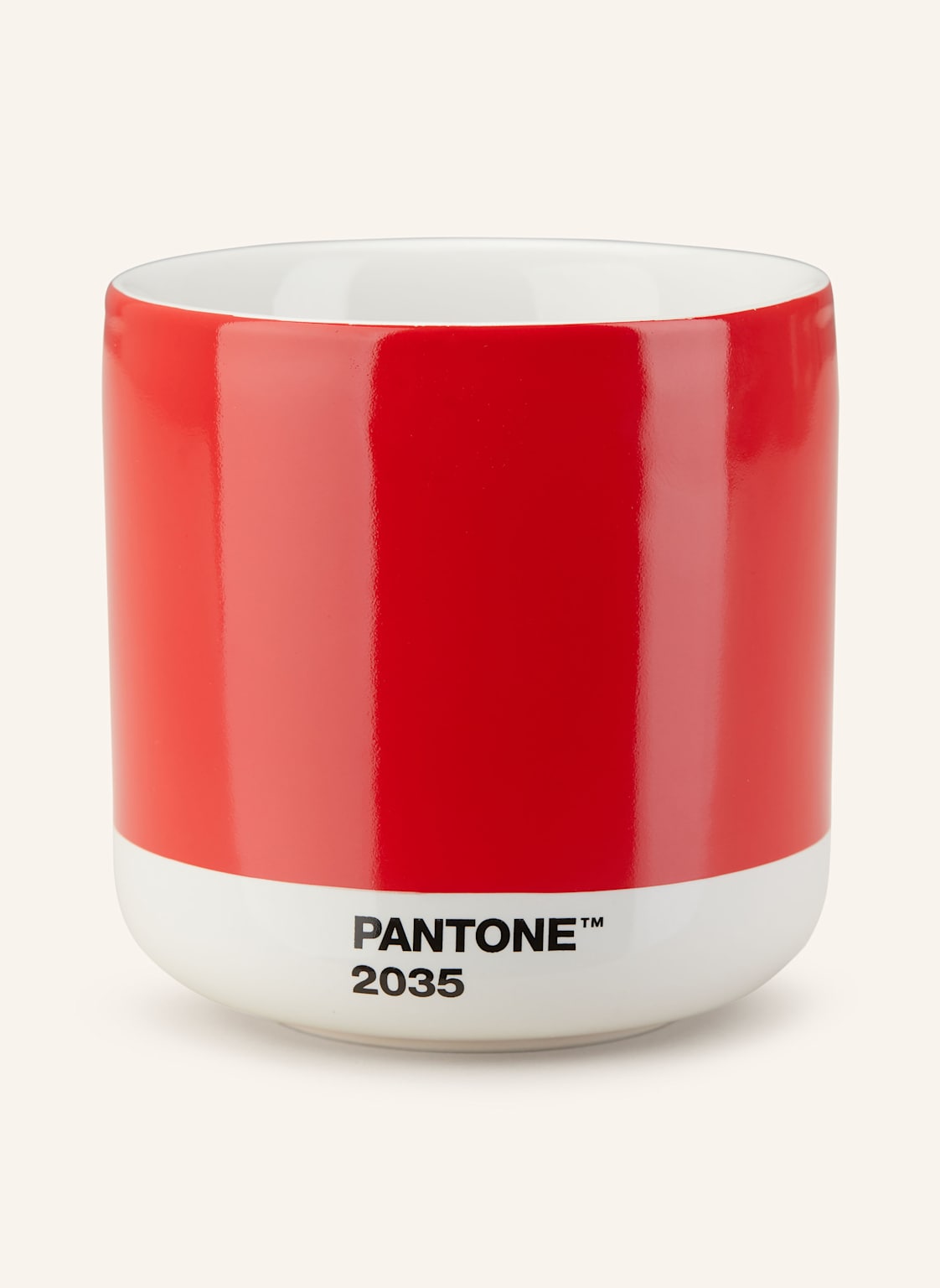 Pantone Latte-Thermobecher rot von Pantone