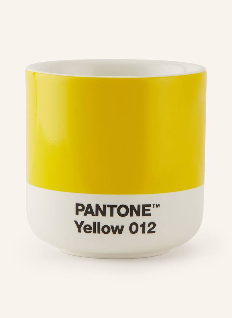 Pantone Macchiato-Becher gelb von Pantone