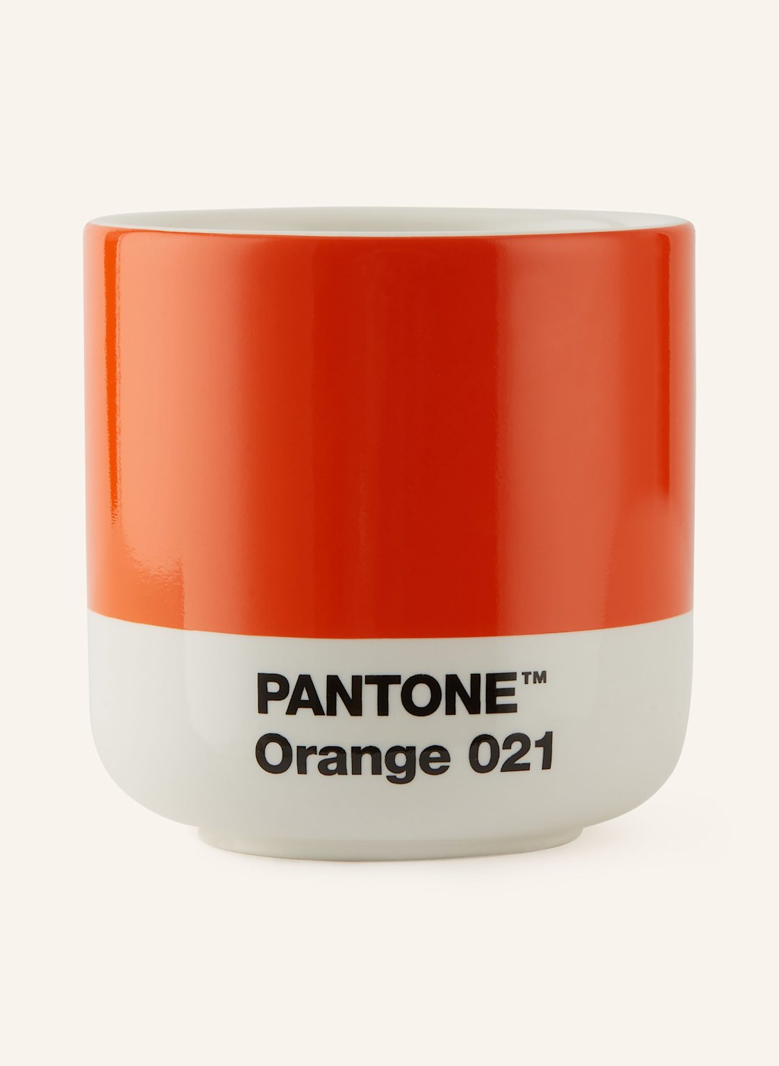 Pantone Macchiato-Becher orange von Pantone