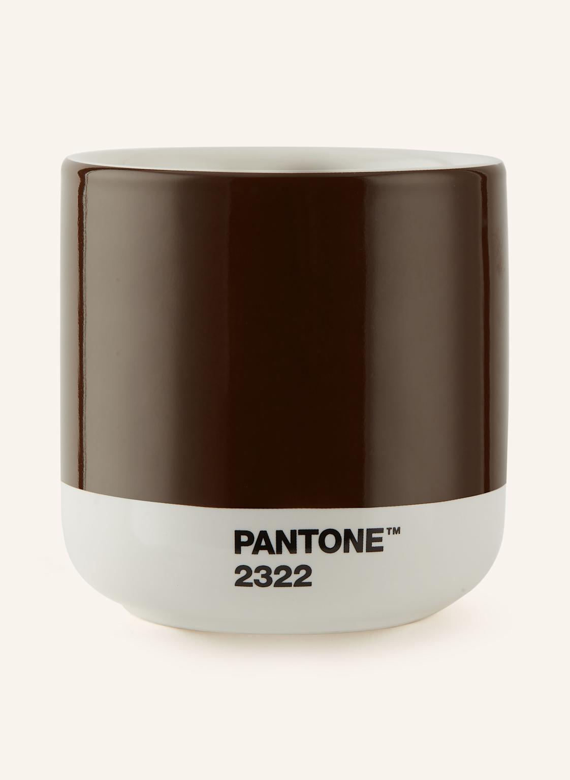 Pantone Thermobecher Cortado braun von Pantone