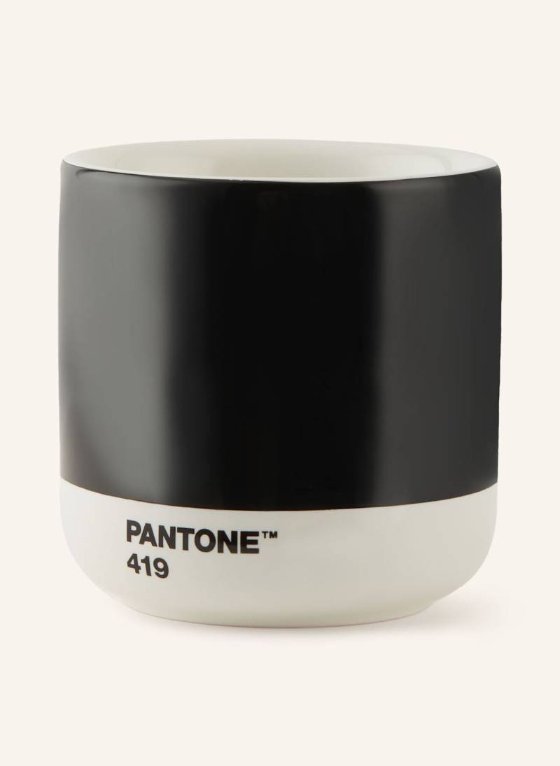 Pantone Thermobecher Cortado schwarz von Pantone