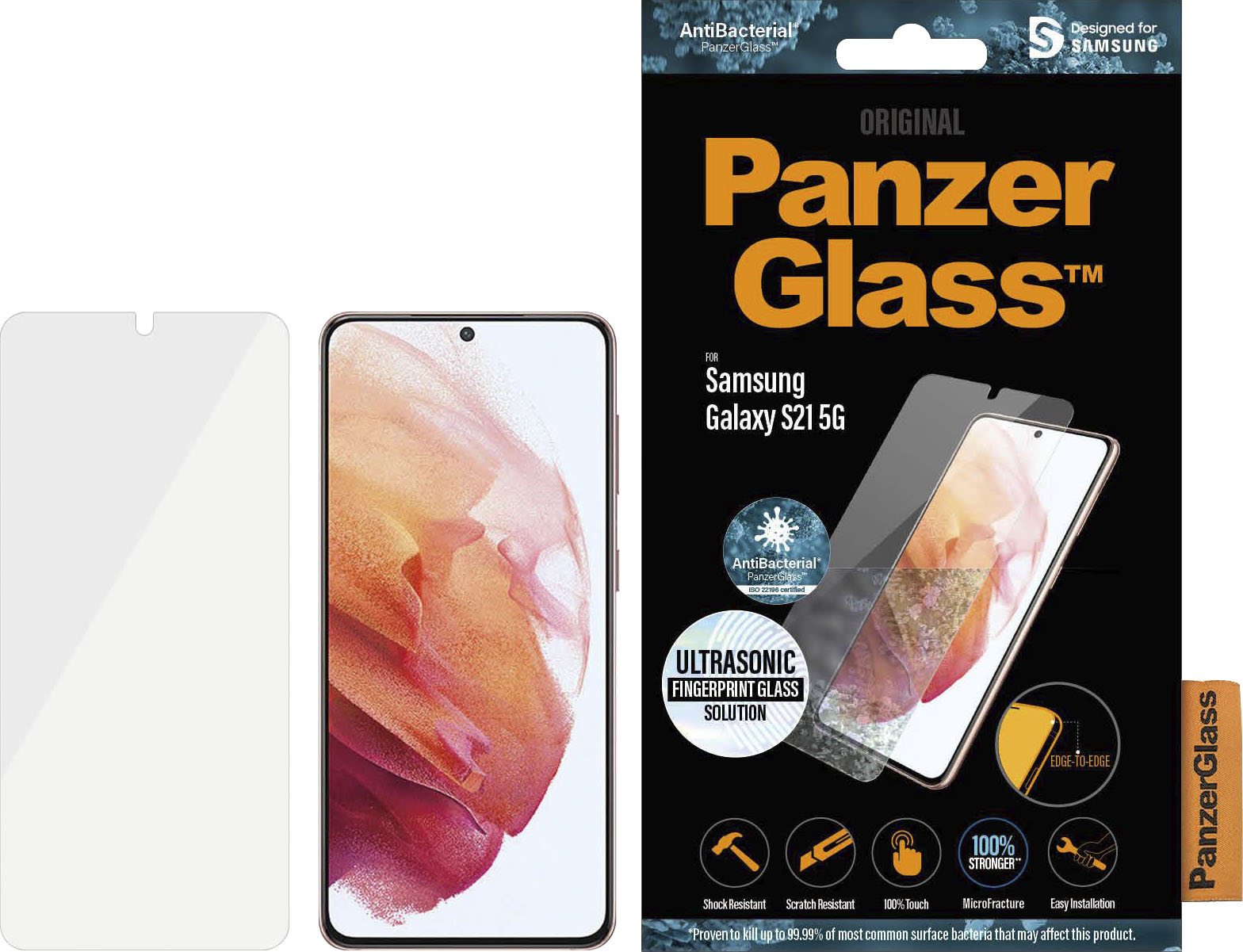 PanzerGlass Displayschutzfolie »7269«, für Galaxy S21 5G von PanzerGlass