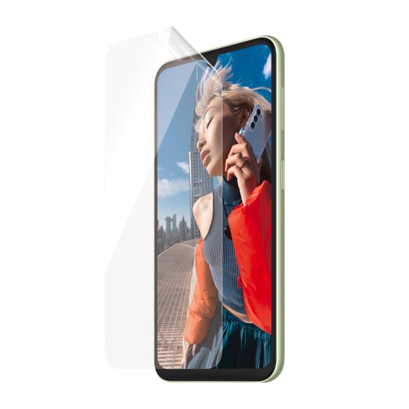 PanzerGlass Displayschutzfolie »Matrix Ultra Wide Fit Screen Protector«, für Samsung Galaxy A25 5G, Schutzfolie, Bildschirmschutz, Displayschutz, stossfest, kratzfest von PanzerGlass