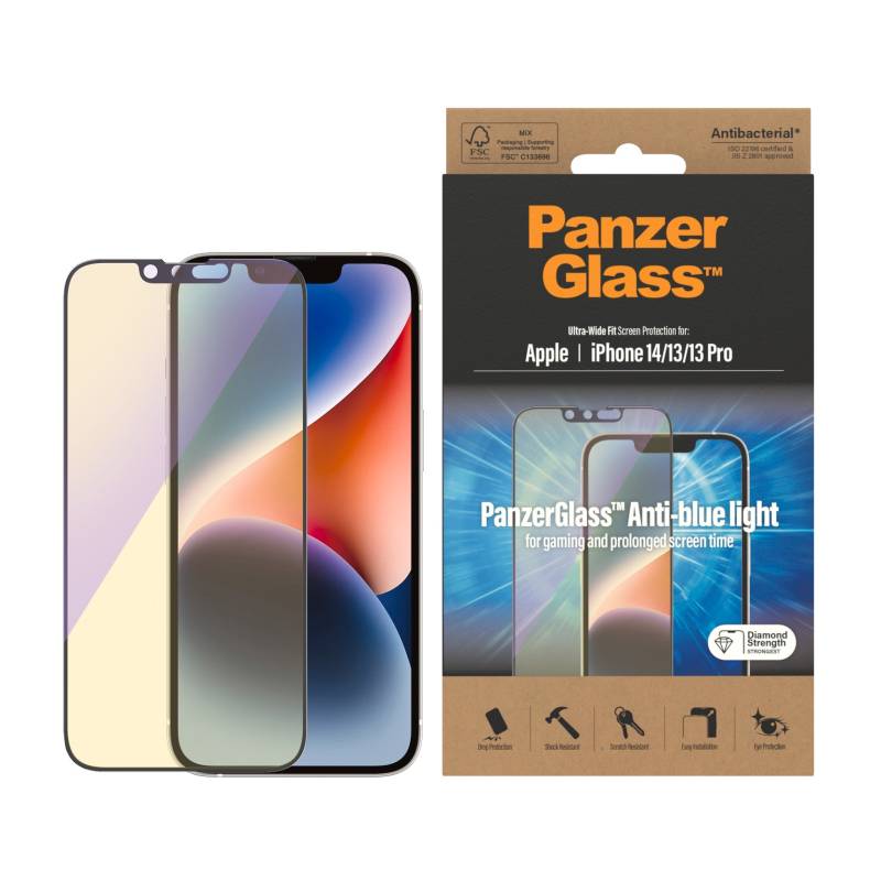 PanzerGlass Displayschutzglas »Anti-Blue Screen Protector Ultra Wide Fit« von PanzerGlass