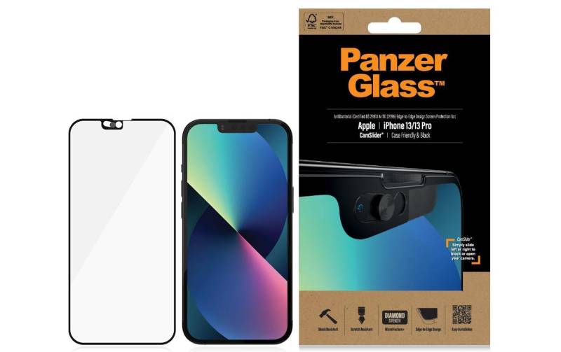 PanzerGlass Displayschutzglas »CF Cam«, für iPhone 13, iPhone 13 Pro, (1 St.) von PanzerGlass