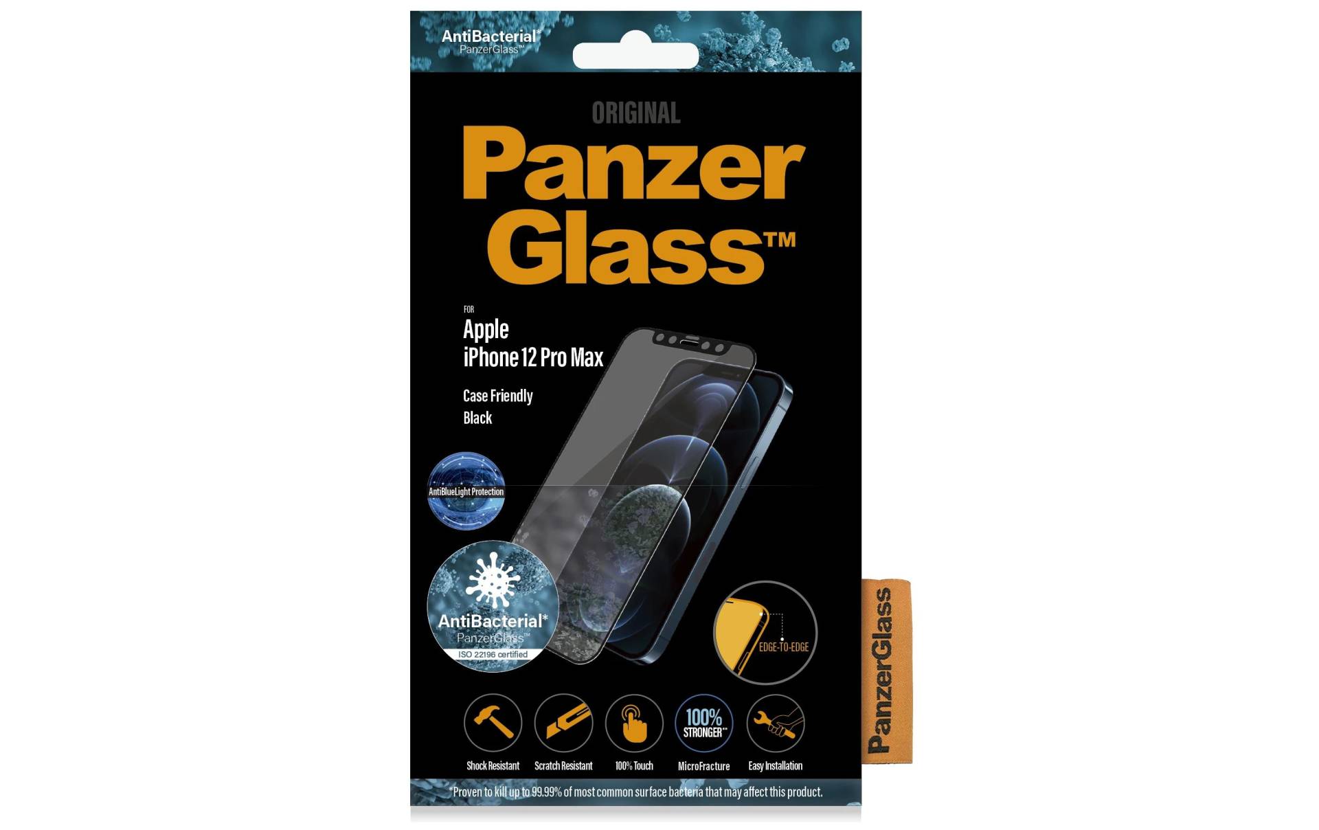 PanzerGlass Displayschutzglas »Case«, für iPhone 12 Pro Max, (1 St.) von PanzerGlass