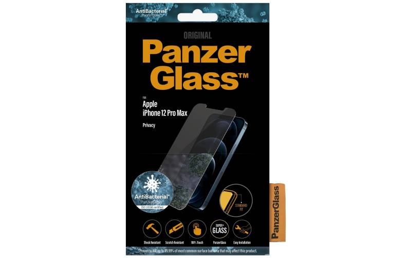 PanzerGlass Displayschutzglas »Displayschutz Standard«, für iPhone 12 Pro Max, Nicht 100% bis an den Rand deckend, Ohne Rahmen von PanzerGlass