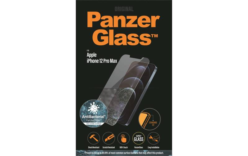 PanzerGlass Displayschutzglas »Displayschutz Standard«, für iPhone 12 Pro Max, Nicht 100% bis an den Rand deckend von PanzerGlass