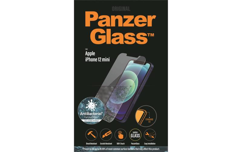 PanzerGlass Displayschutzglas »Displayschutz Standard«, für iPhone 12 mini, Nicht 100% bis an den Rand deckend von PanzerGlass