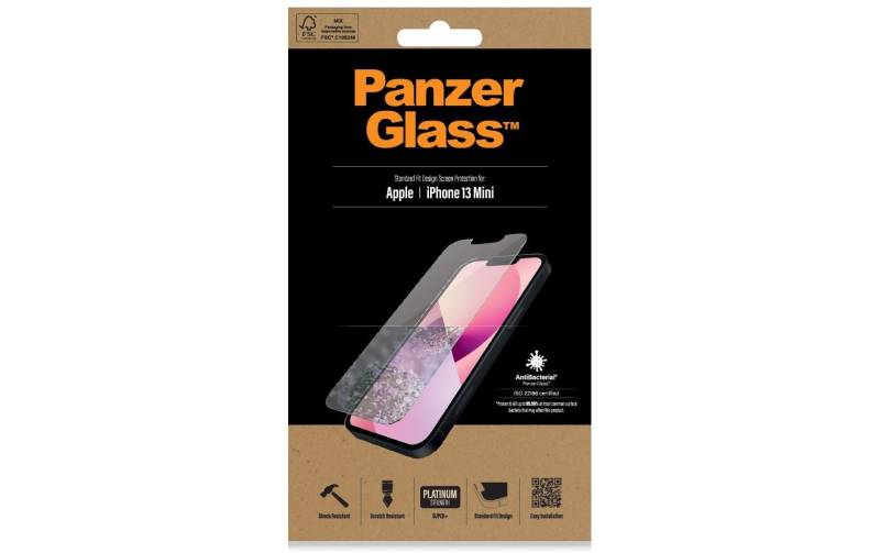 PanzerGlass Displayschutzglas »Displayschutz Standard«, für iPhone 13 mini, Nicht 100% bis an den Rand deckend von PanzerGlass