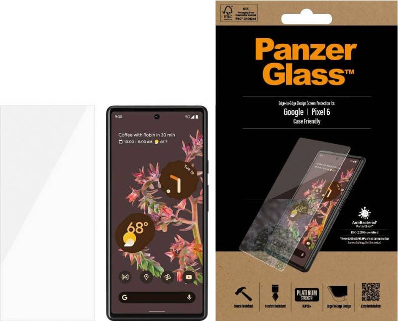 PanzerGlass Displayschutzglas »E2E Schutz - Google Pixel 6« von PanzerGlass