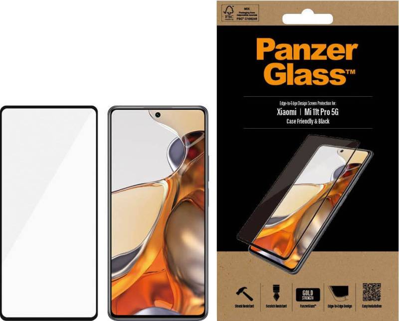 PanzerGlass Displayschutzglas »E2E Schutz - Xiaomi Mi 11t Pro 5G« von PanzerGlass