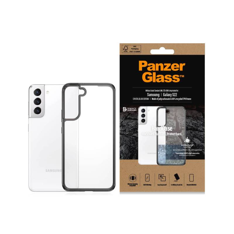 PanzerGlass Displayschutzglas »HardCase für Samsung Galaxy S22 Antibakteriel«, (1 St.) von PanzerGlass