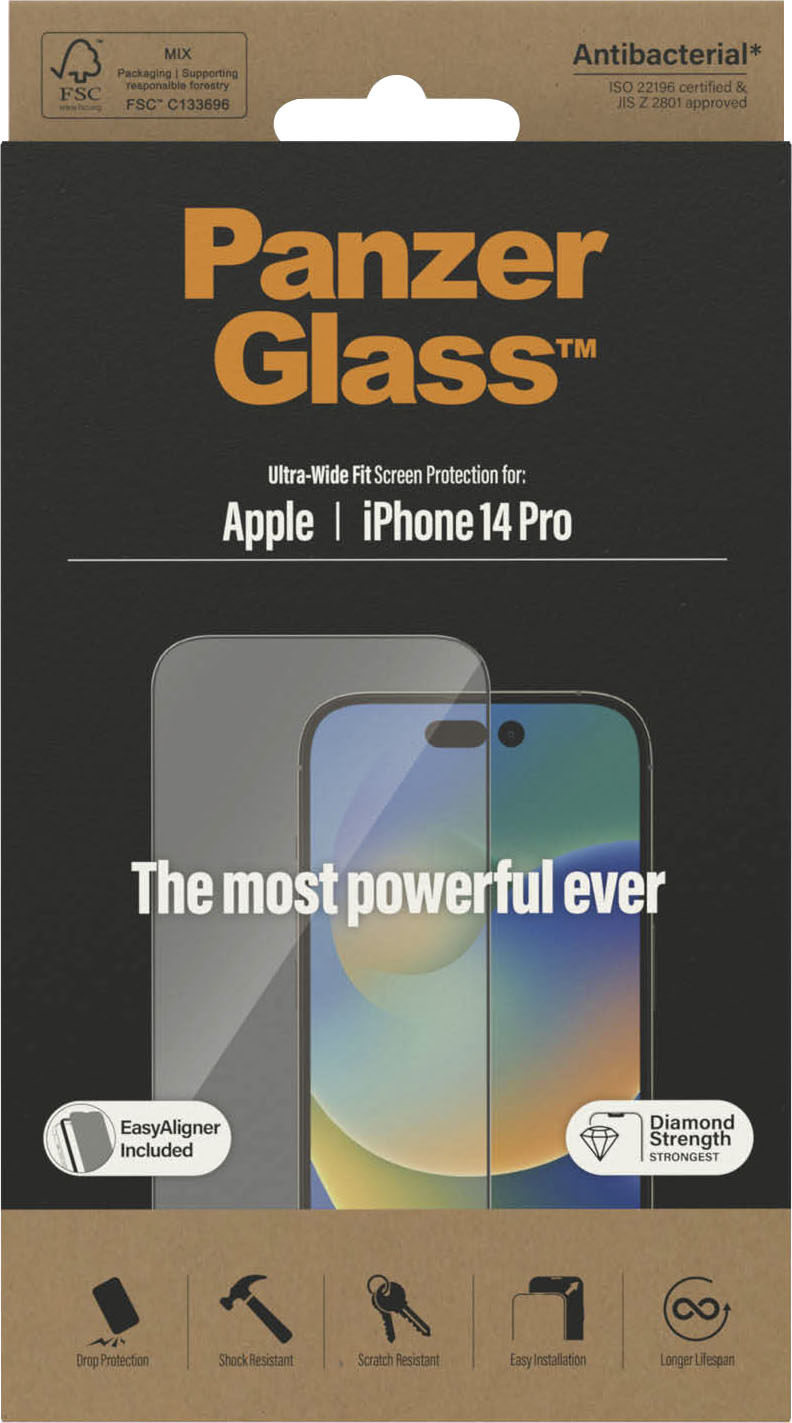 PanzerGlass Displayschutzglas »PanzerGlass™ Clear Glass Displayschutz für iPhone 14 Pro« von PanzerGlass