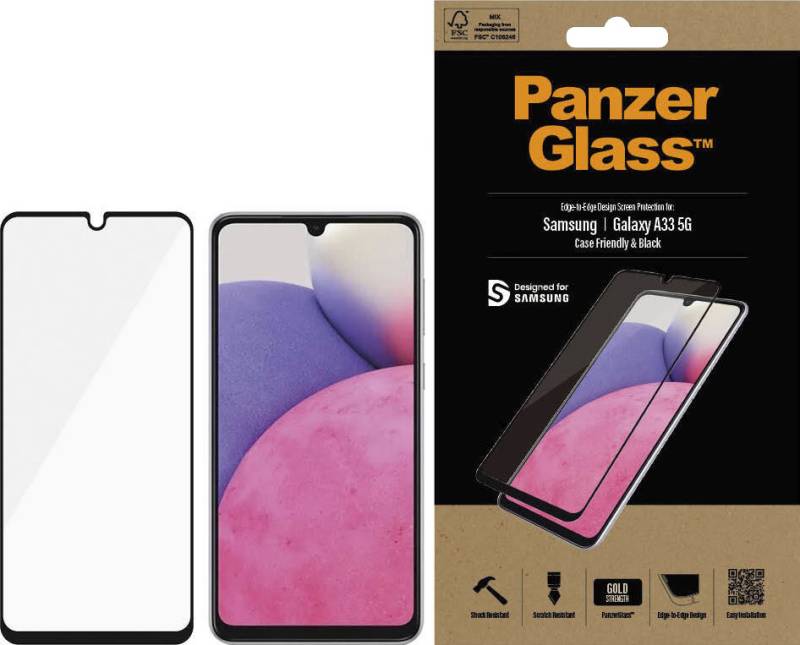 PanzerGlass Displayschutzglas »Samsung Galaxy A33 5G CF«, (1 St.) von PanzerGlass