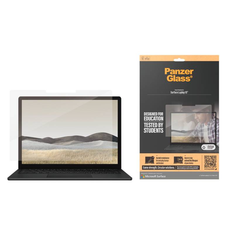 PanzerGlass Displayschutzglas »Screen Protector«, für Microsoft Surface Laptop 3-5, Displayschutzfolie, Schutzfolie, Bildschirmschutz, kratz- & stossfest von PanzerGlass