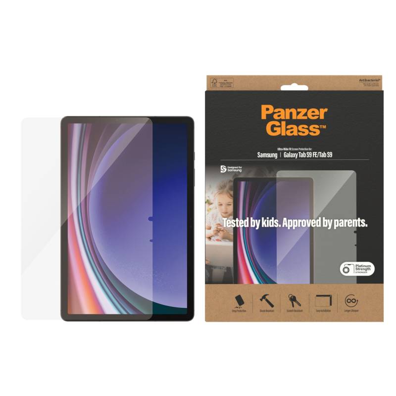 PanzerGlass Displayschutzglas »Screen Protector Glass«, für Samsung Galaxy Tab S9, Ultra Wide Fit von PanzerGlass