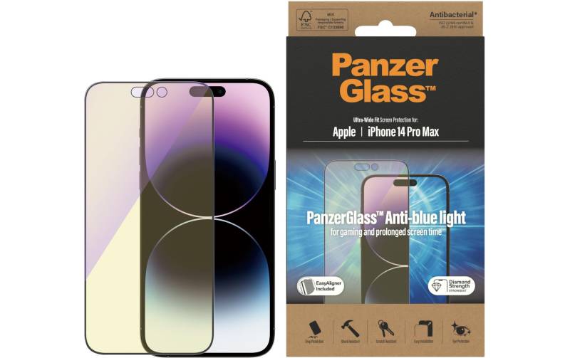 PanzerGlass Displayschutzglas »Ultra«, für iPhone 14 Pro Max, (1 St.) von PanzerGlass