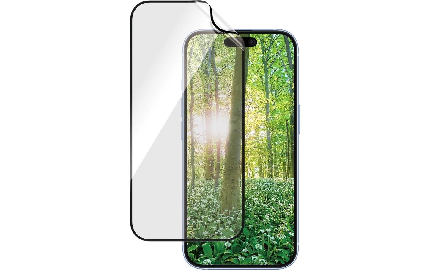 PanzerGlass Displayschutzglas »Ultra Wide Fit MATRIX iPhone 16«, für iPhone 16, (1 St.) von PanzerGlass