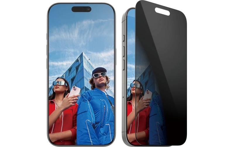 PanzerGlass Displayschutzglas »Ultra Wide Fit Privacy iPhone 16 Pro«, für iPhone 16 Pro, (1 St.) von PanzerGlass