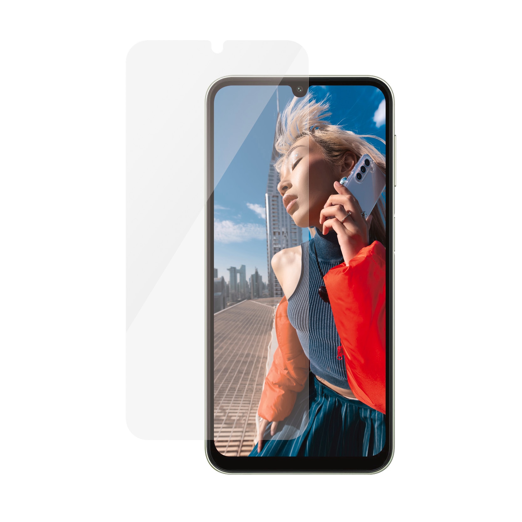 PanzerGlass Displayschutzglas »Ultra Wide Fit Screen Protector«, für Samsung Galaxy A25 5G, Displayschutzfolie, Displayschutz, Bildschirmschutz stossfest kratzfest von PanzerGlass