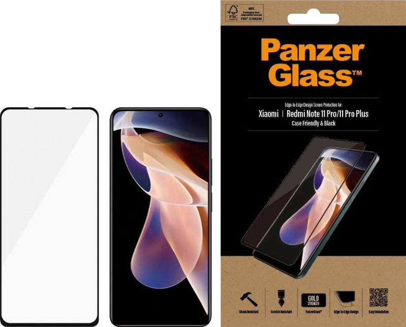 PanzerGlass Displayschutzglas »Xiaomi Redmi Note 11 Pro/ 11 Pro Plus CF«, (1 St.) von PanzerGlass