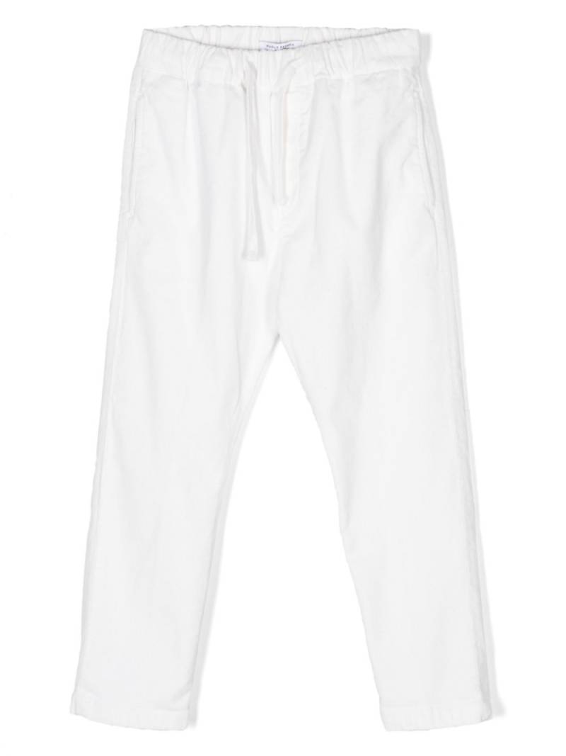 Paolo Pecora Kids corduroy trousers - White von Paolo Pecora Kids