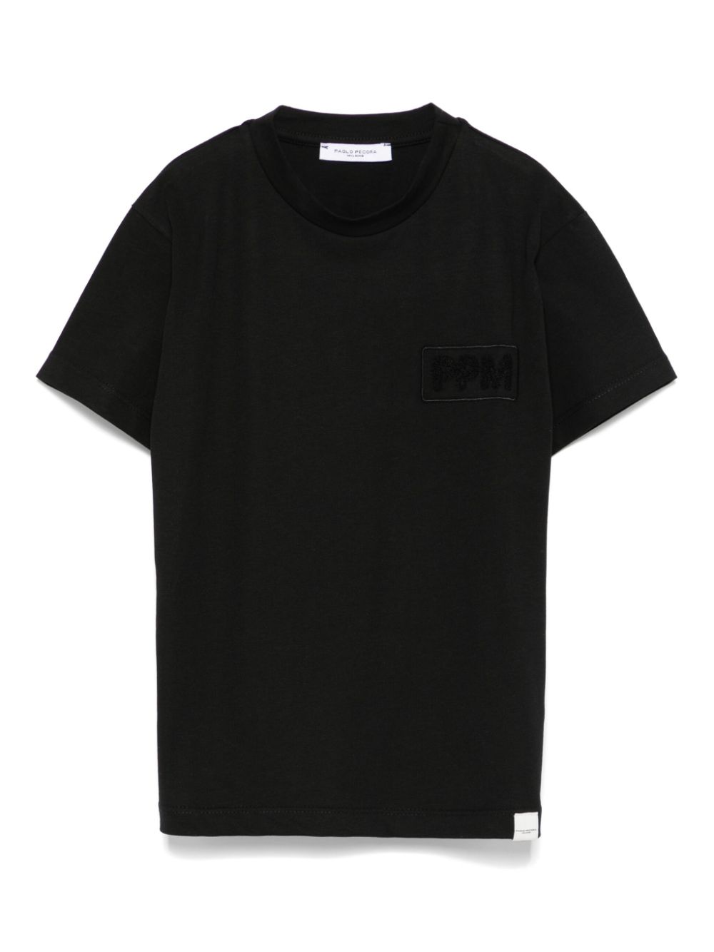 Paolo Pecora Kids cotton T-shirt - Black von Paolo Pecora Kids