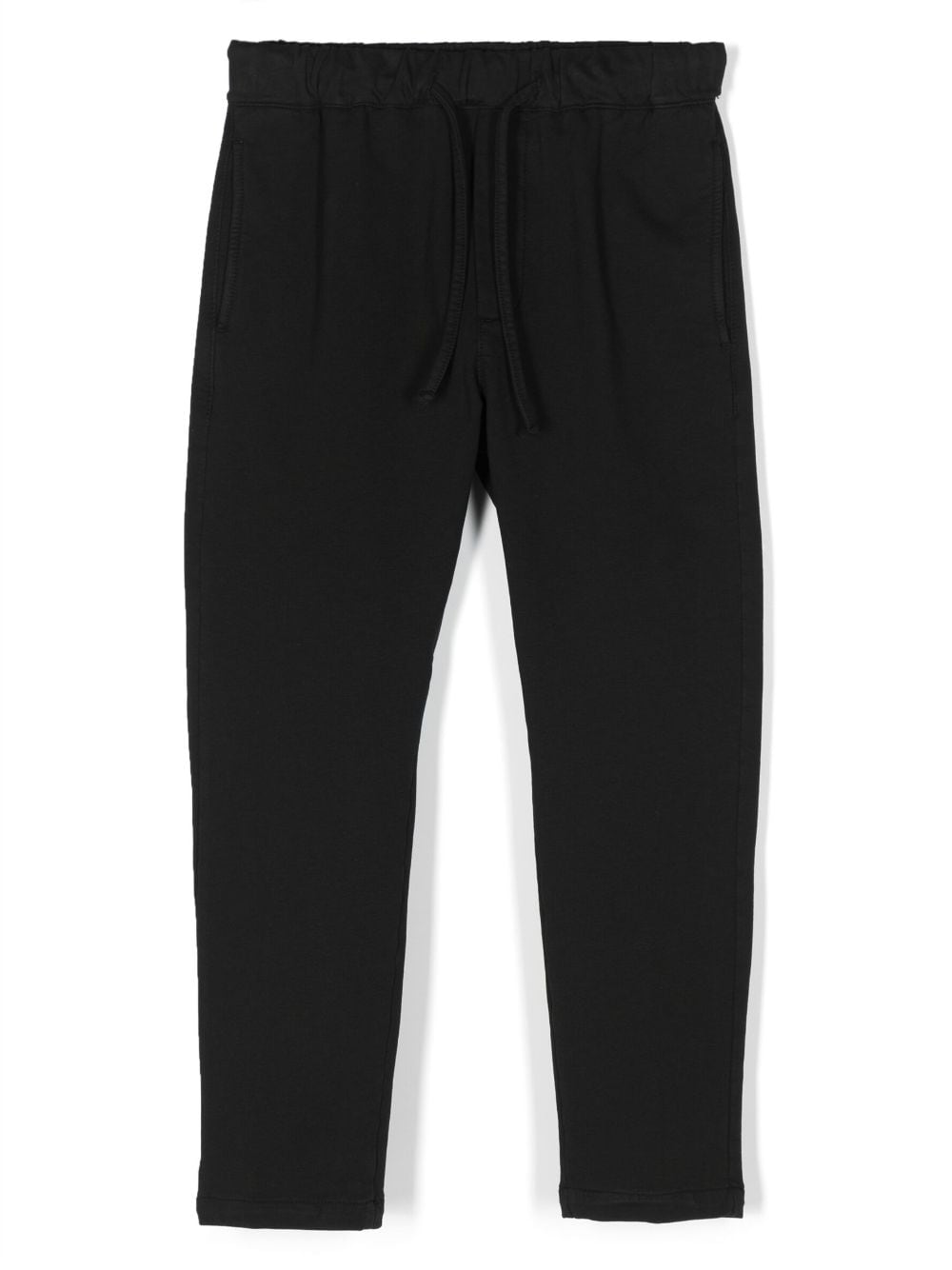 Paolo Pecora Kids drawstring cotton chino trousers - Black von Paolo Pecora Kids