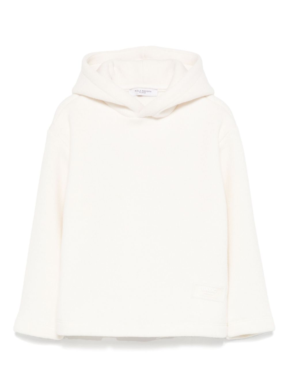 Paolo Pecora Kids fleece hoodie - White von Paolo Pecora Kids