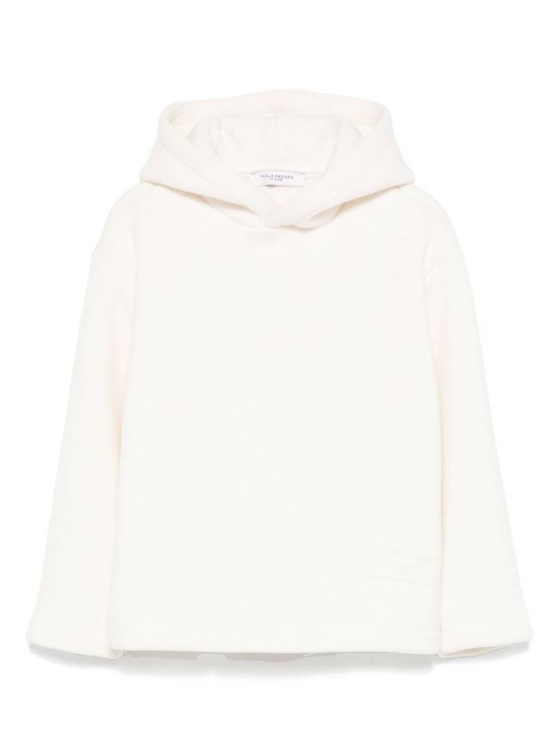 Paolo Pecora Kids fleece hoodie - White von Paolo Pecora Kids