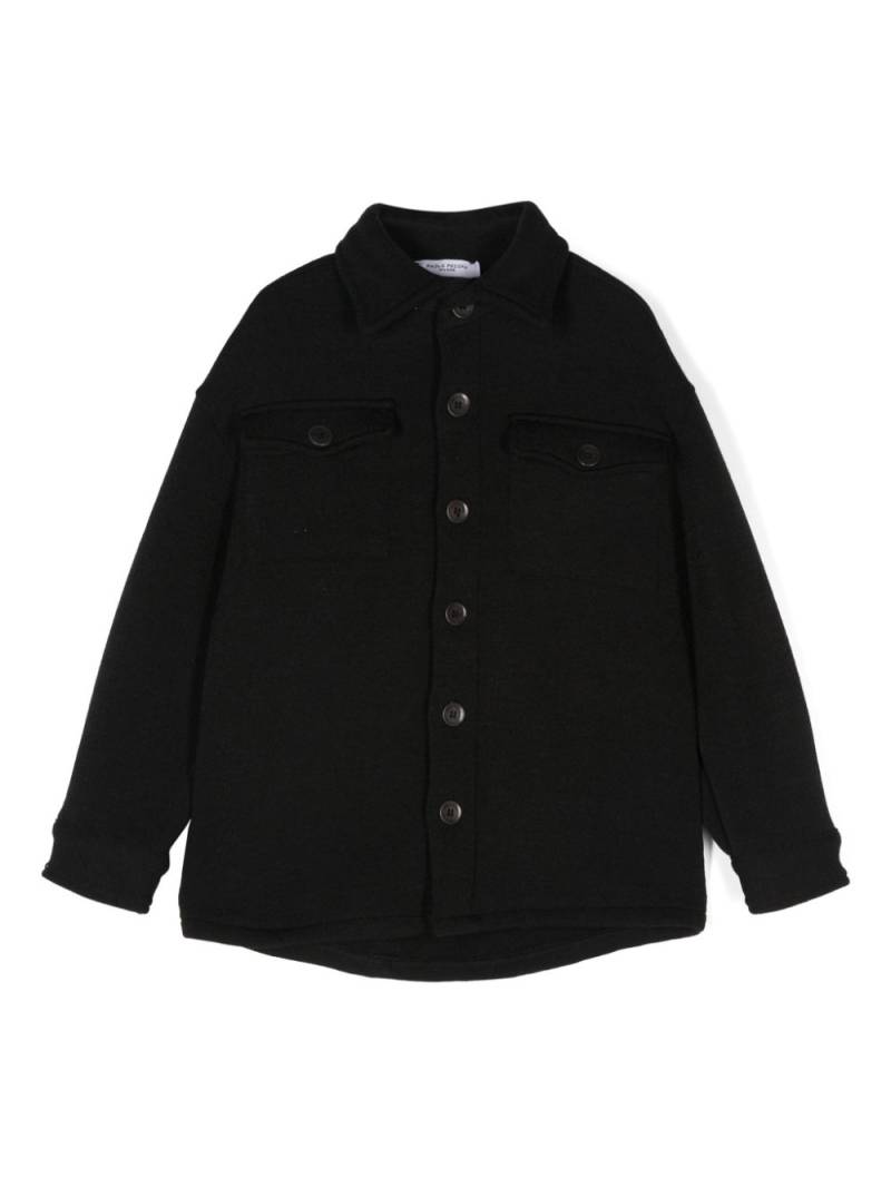 Paolo Pecora Kids knitted jacket - Black von Paolo Pecora Kids