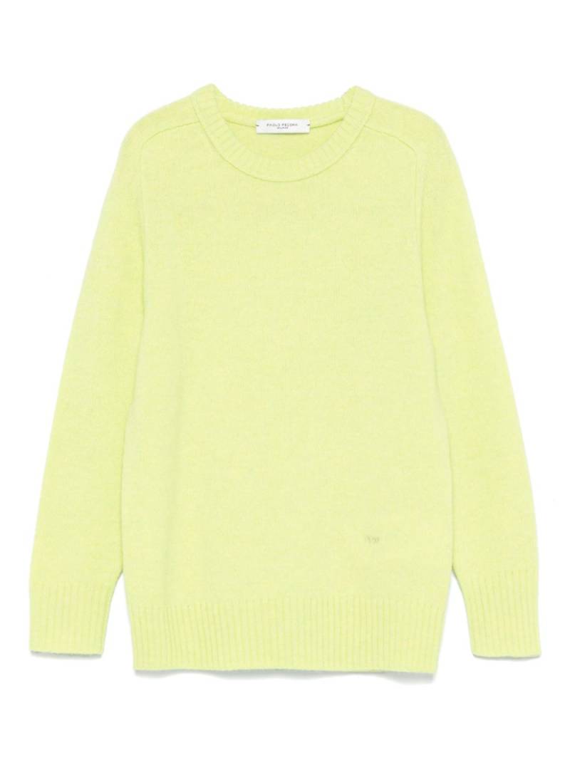 Paolo Pecora Kids logo-embroidered sweater - Green von Paolo Pecora Kids