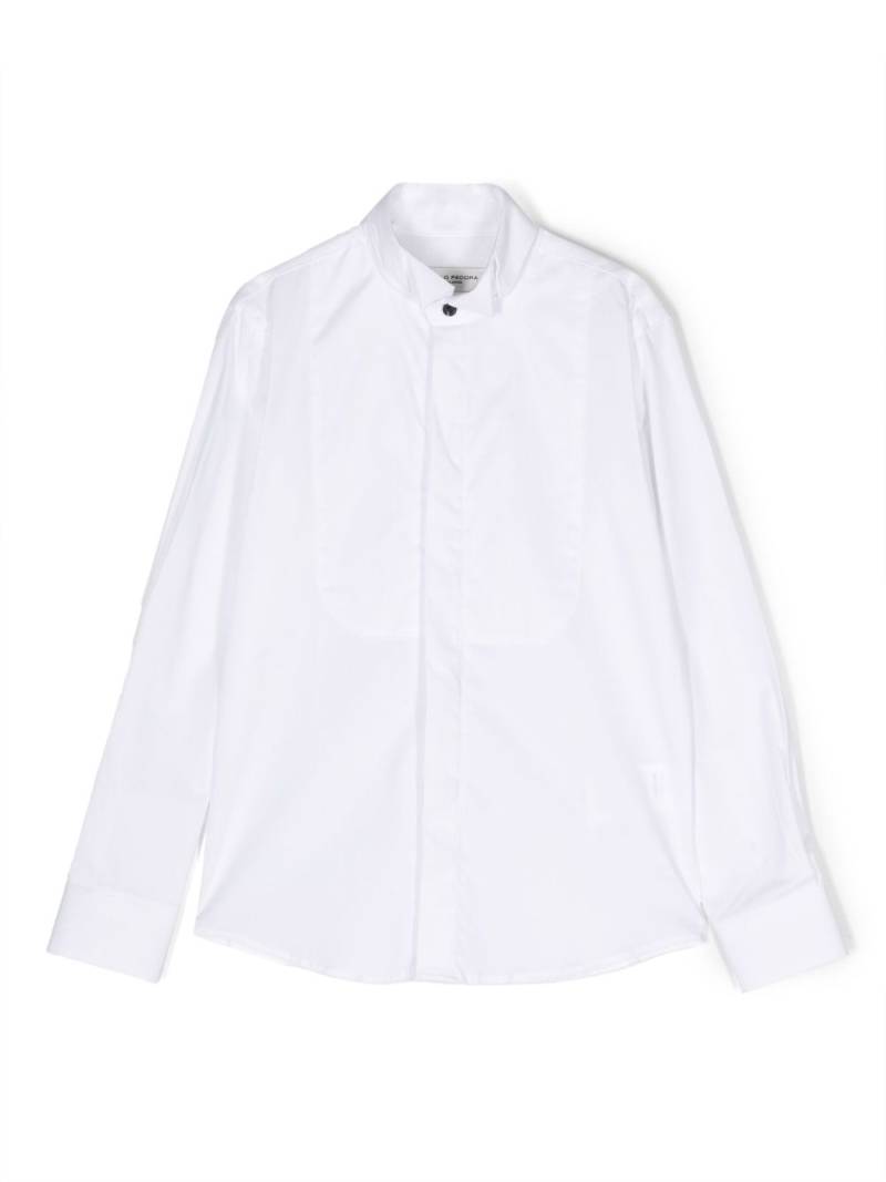 Paolo Pecora Kids long-sleeve cotton shirt - White von Paolo Pecora Kids