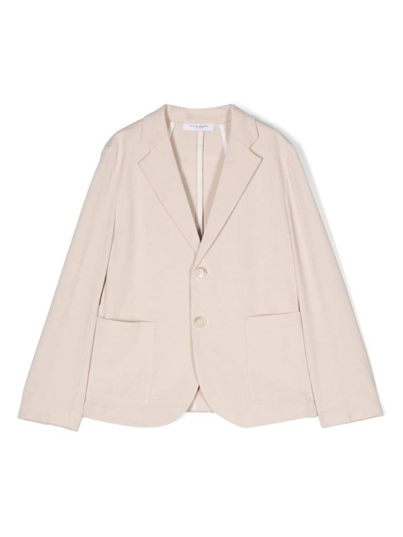 Paolo Pecora Kids single-breasted blazer - Neutrals von Paolo Pecora Kids