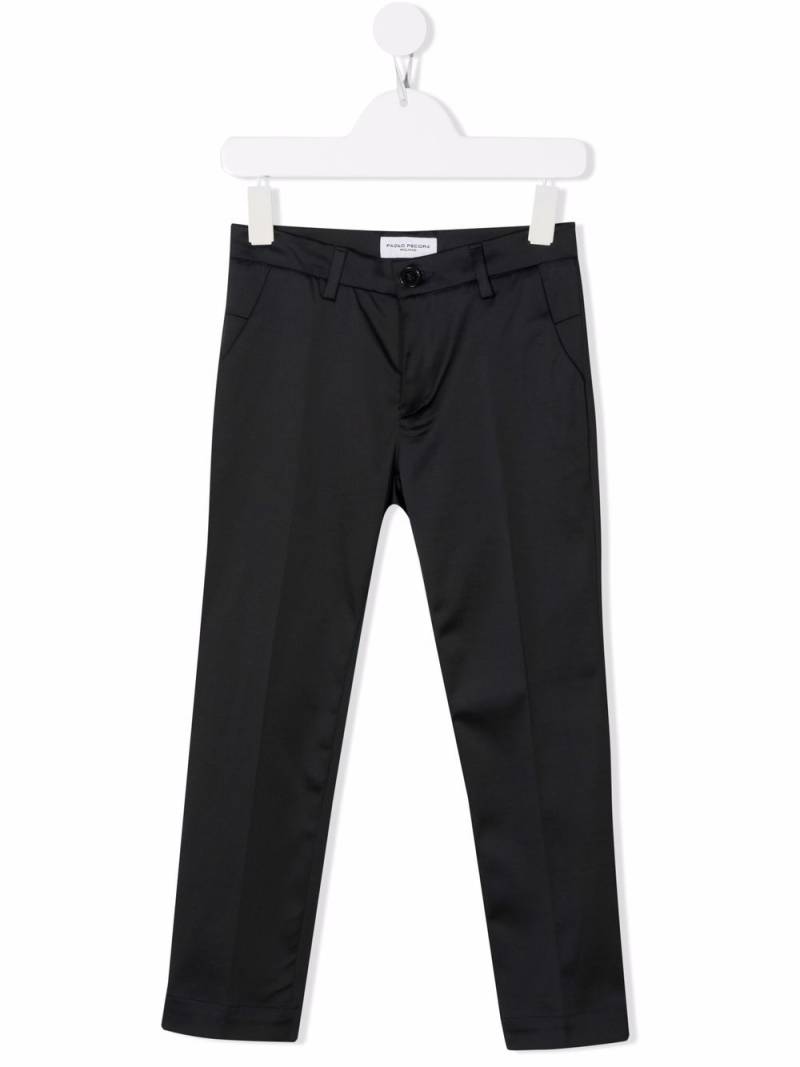 Paolo Pecora Kids slim-cut chinos - Blue von Paolo Pecora Kids